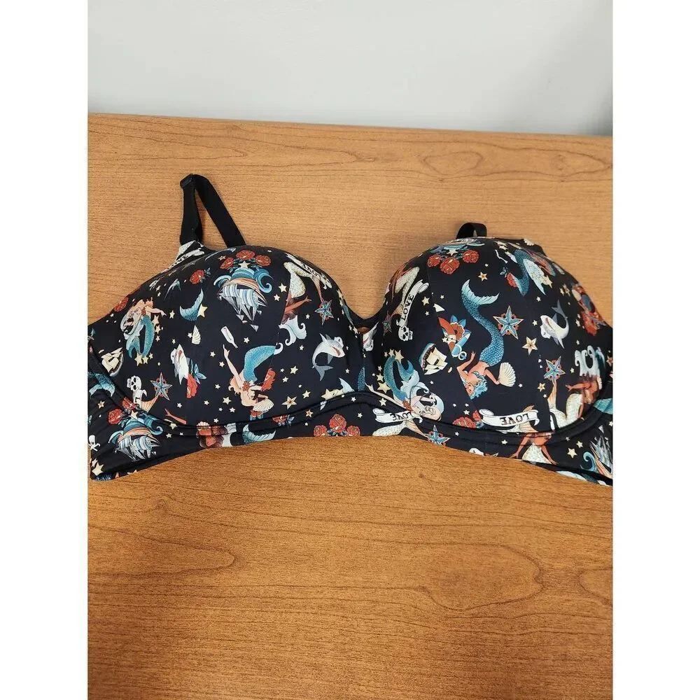 Torrid Mermaid Sailor Bra. 360โdegree back smoothing Technology. 44DD